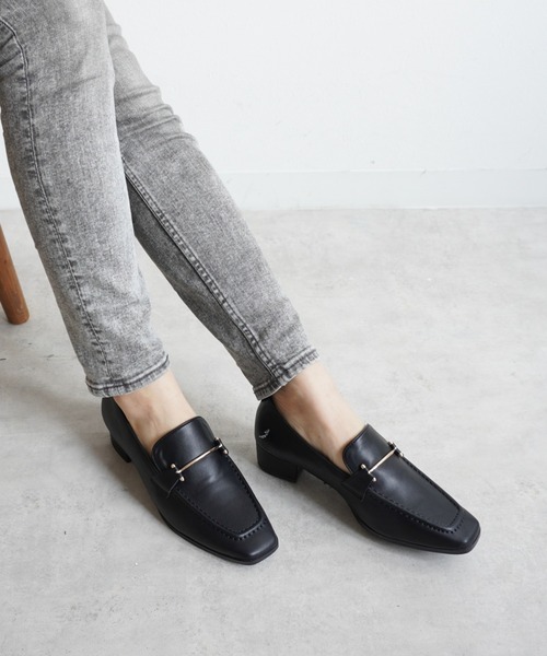 Fabby fabby（ファビィーファビィー）の「ビットローファー（ローファー・レディース・オフホワイト/ブラック/ベージュ/ブラウン・MEDIUM/SMALL/LARGE）」の18枚目の写真