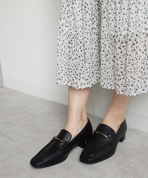 Fabby fabby（ファビィーファビィー）の「ビットローファー（ローファー・レディース・オフホワイト/ブラック/ベージュ/ブラウン・MEDIUM/SMALL/LARGE）」の19枚目の写真