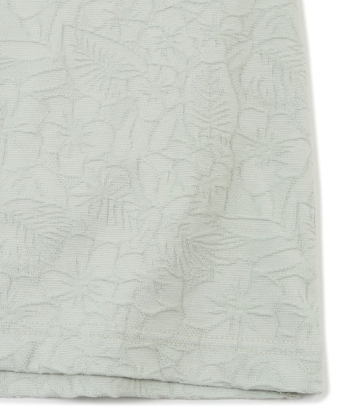 MEN'S BIGI(メンズビギ)の「【COOL MAX】リンクスジャカードフラワー柄ポロシャツ(ポロシャツ・メンズ・ネイビー/グリーン/ホワイト・01/02/03)」の8枚目の写真