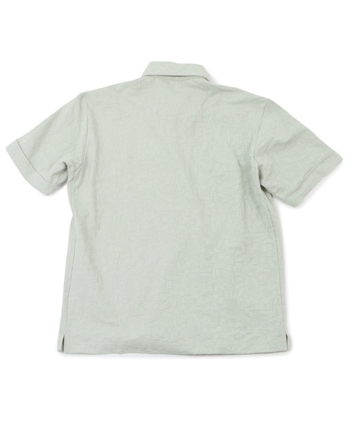 MEN'S BIGI(メンズビギ)の「【COOL MAX】リンクスジャカードフラワー柄ポロシャツ(ポロシャツ・メンズ・ネイビー/グリーン/ホワイト・01/02/03)」の13枚目の写真