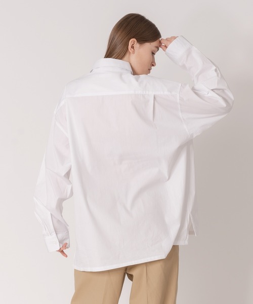 ONCILY(オンシェリー)の「BROADCLOTH LOOSE SHIRT / ルーズブロードシャツ(シャツ/ブラウス・メンズ・グリーン/オフホワイト/ライトブルー/ブルー・MEDIUM/LARGE)」の8枚目の写真
