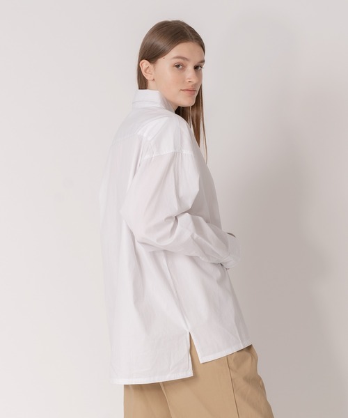 ONCILY(オンシェリー)の「BROADCLOTH LOOSE SHIRT / ルーズブロードシャツ(シャツ/ブラウス・メンズ・グリーン/オフホワイト/ライトブルー/ブルー・MEDIUM/LARGE)」の7枚目の写真
