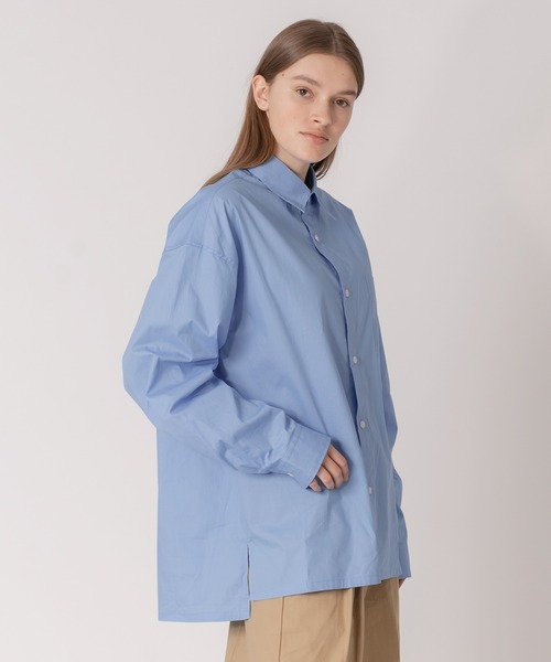 ONCILY(オンシェリー)の「BROADCLOTH LOOSE SHIRT / ルーズブロードシャツ(シャツ/ブラウス・メンズ・グリーン/オフホワイト/ライトブルー/ブルー・MEDIUM/LARGE)」の16枚目の写真