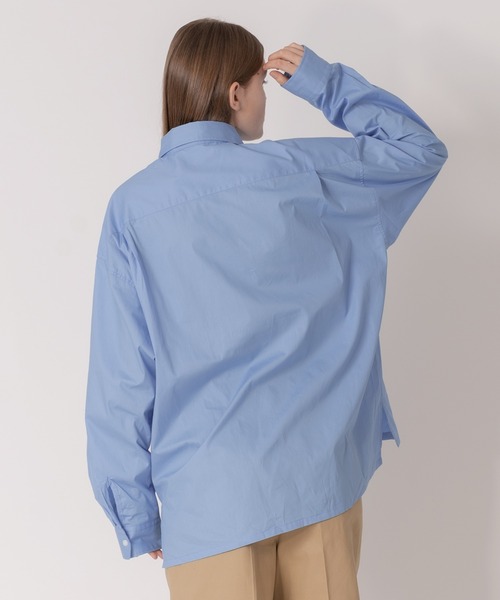 ONCILY(オンシェリー)の「BROADCLOTH LOOSE SHIRT / ルーズブロードシャツ(シャツ/ブラウス・メンズ・グリーン/オフホワイト/ライトブルー/ブルー・MEDIUM/LARGE)」の18枚目の写真