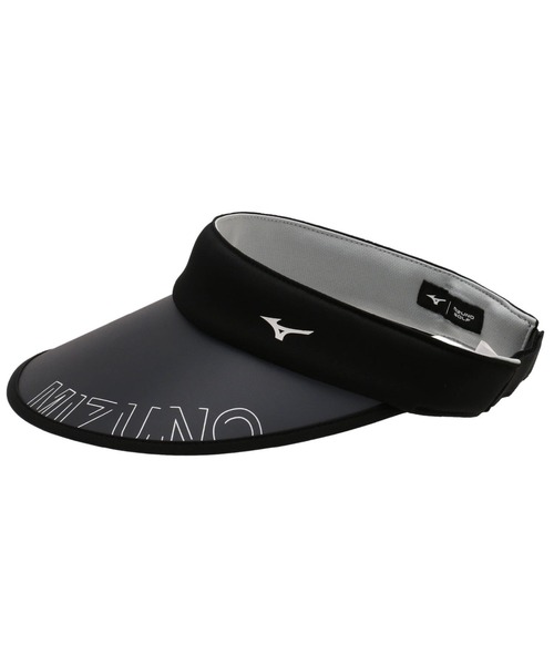 MIZUNO GOLF（ミズノゴルフ）の「ＭＩＺＵＮＯロゴ　ＵＶバイザー［ウィメンズ］（サンバイザー・レディース・ホワイト/レッド/ブラック・FREE）」の4枚目の写真
