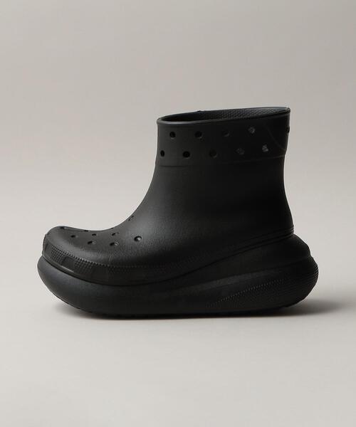 crocs（クロックス）の「【WEB限定】＜crocs＞ CLASSIC CRUSH BOOT（レインシューズ・レディース・オフホワイト/ブラック・22cm/23cm/24cm）」の2枚目の写真