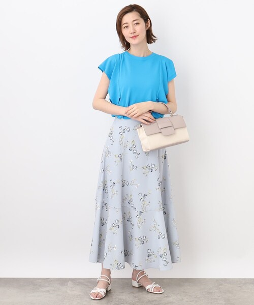 grove（グローブ）の「◆【収納力◎】フラップハンドルワイドテープショルダーバッグ【2WAY】（ショルダーバッグ・レディース・アイボリー/ブラック/グレー・00）」の7枚目の写真