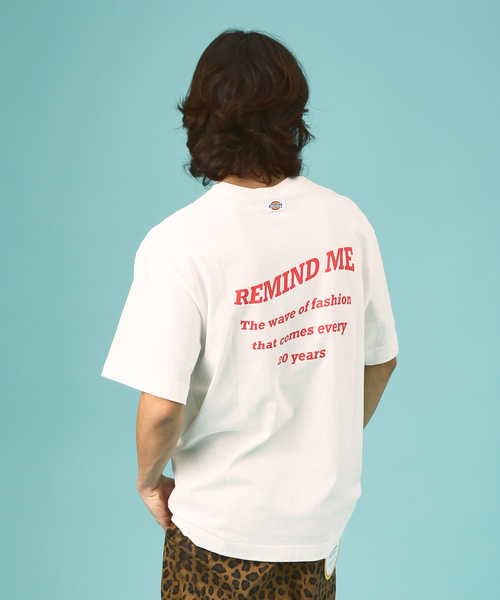Dickies（ディッキーズ）の「【DICKIES/ディッキーズ】ポケットTシャツ / remind meバックプリントT-SHIRT / ユニセックス（Tシャツ/カットソー・メンズ・ブラック/グリーン/グレー/ホワイト・L/XL/M）」の2枚目の写真