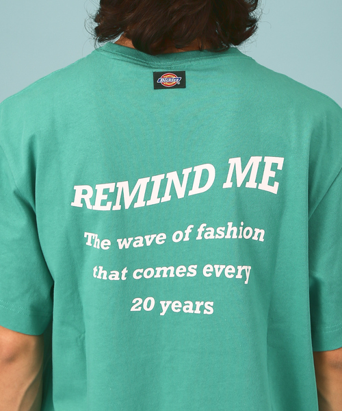 Dickies（ディッキーズ）の「【DICKIES/ディッキーズ】ポケットTシャツ / remind meバックプリントT-SHIRT / ユニセックス（Tシャツ/カットソー・メンズ・ブラック/グリーン/グレー/ホワイト・L/XL/M）」の6枚目の写真