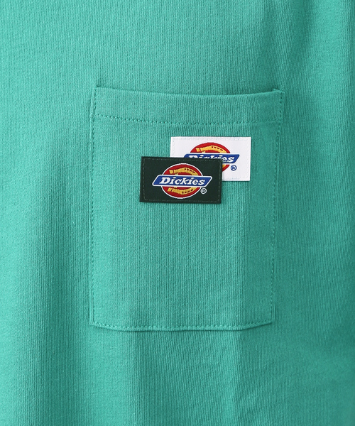 Dickies（ディッキーズ）の「【DICKIES/ディッキーズ】ポケットTシャツ / remind meバックプリントT-SHIRT / ユニセックス（Tシャツ/カットソー・メンズ・ブラック/グリーン/グレー/ホワイト・L/XL/M）」の9枚目の写真