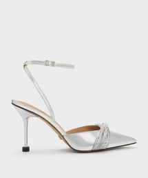 CHARLES & KEITH｜チャールズ＆キースのパンプス（シルバー/銀色