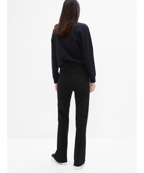 GAP(ギャップ)の「ウォッシュウェル ハイライズ '70sフレアデニムブラックジーンズ(デニムパンツ・レディース・ブラック・29/28/27/26/23/24/25/30)」の2枚目の写真