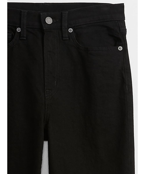 GAP(ギャップ)の「ウォッシュウェル ハイライズ '70sフレアデニムブラックジーンズ(デニムパンツ・レディース・ブラック・29/28/27/26/23/24/25/30)」の3枚目の写真