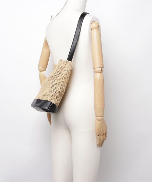 a:mure（アミュール）の「メッシュショルダーバッグ（ハンドバッグ・レディース・ブラック/ブラウン/ホワイト・FREE）」の13枚目の写真