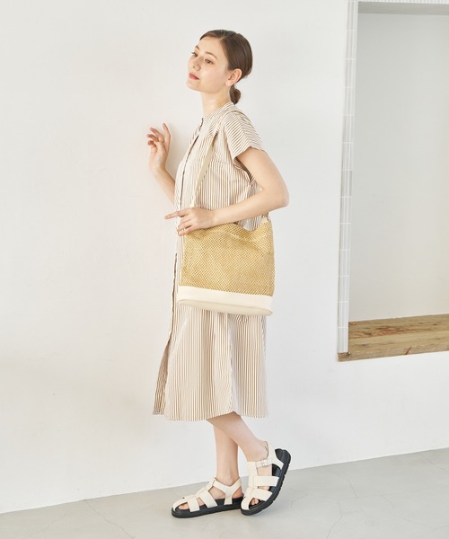 a:mure（アミュール）の「メッシュショルダーバッグ（ハンドバッグ・レディース・ブラック/ブラウン/ホワイト・FREE）」の7枚目の写真