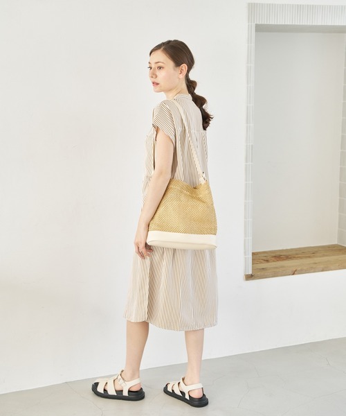 a:mure（アミュール）の「メッシュショルダーバッグ（ハンドバッグ・レディース・ブラック/ブラウン/ホワイト・FREE）」の21枚目の写真