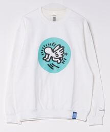 Keith Haring（キース・ヘリング）の「【Keith Haring】アートプリント クルースエット（スウェット）」