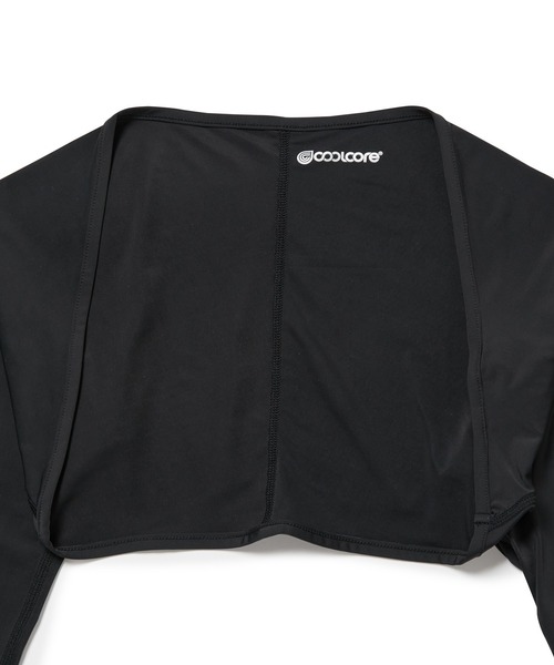 JUN&ROPE'（ジュンアンドロペ）の「【冷却】【吸水速乾】UVボレロ型長袖インナー（カーディガン/ボレロ・レディース・ホワイト/ブラック・FREE）」の3枚目の写真