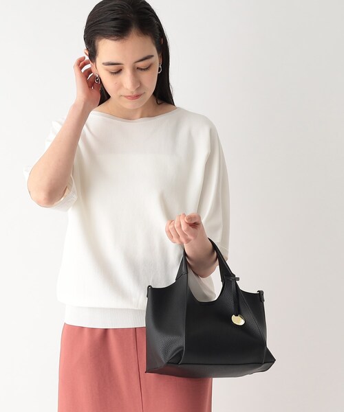 OPAQUE.CLIP(オペークドットクリップ)の「◆ミニトートバッグ【2WAY】(トートバッグ・レディース・ブラック/グレー/イエロー/オフホワイト・00)」の3枚目の写真