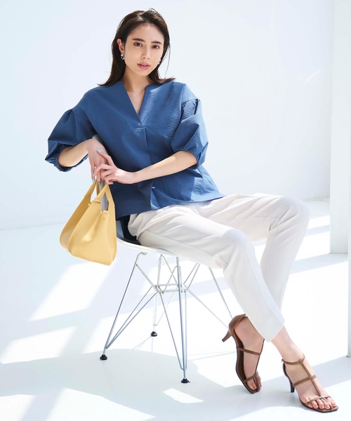 OPAQUE.CLIP(オペークドットクリップ)の「◆ミニトートバッグ【2WAY】(トートバッグ・レディース・ブラック/グレー/イエロー/オフホワイト・00)」の6枚目の写真