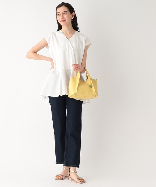 OPAQUE.CLIP(オペークドットクリップ)の「◆ミニトートバッグ【2WAY】(トートバッグ・レディース・ブラック/グレー/イエロー/オフホワイト・00)」の9枚目の写真