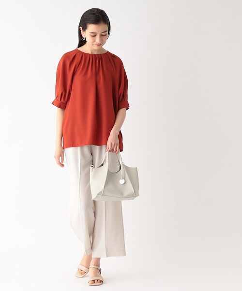 OPAQUE.CLIP(オペークドットクリップ)の「◆ミニトートバッグ【2WAY】(トートバッグ・レディース・ブラック/グレー/イエロー/オフホワイト・00)」の13枚目の写真