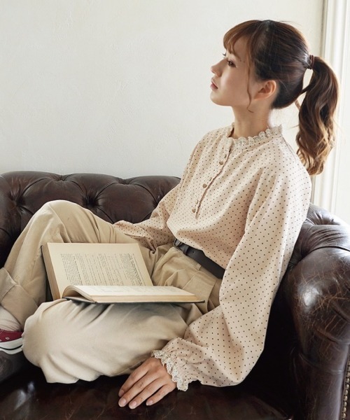 moi tytto(モイテュット)の「長袖ブラウス(シャツ/ブラウス・レディース・ナチュラル・FREE)」の6枚目の写真