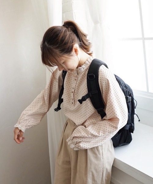 moi tytto(モイテュット)の「長袖ブラウス(シャツ/ブラウス・レディース・ナチュラル・FREE)」の8枚目の写真