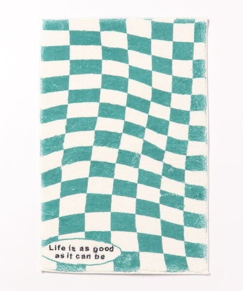 Opt!（オプト）の「〈Opt!/オプト〉Floor Mat Checker/フロアマット チェッカー（ラグ/マット・レディース・ブルー/グリーン/ブラック・ONE SIZE）」の10枚目の写真