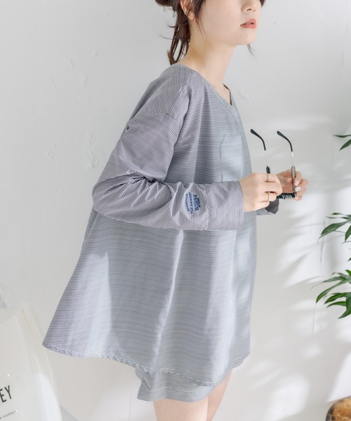 PUAL CE CIN（ピュアルセシン）の「ボーダー ロングスリーブラッシュガード（ラッシュガード・レディース・その他・FREE）」の8枚目の写真