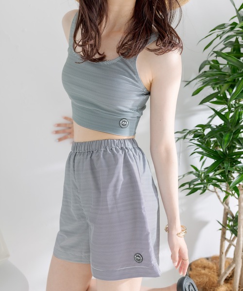 PUAL CE CIN（ピュアルセシン）の「ボーダー ロングスリーブラッシュガード（ラッシュガード・レディース・その他・FREE）」の15枚目の写真