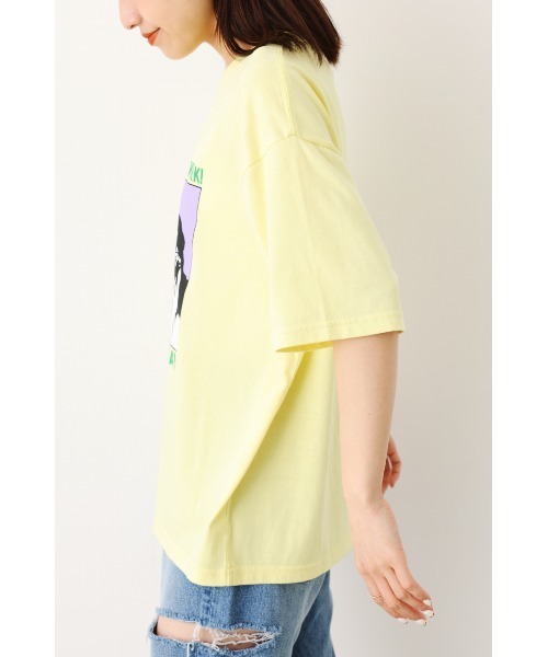 RODEO CROWNS WIDE BOWL（ロデオクラウンズワイドボウル）の「HOLIDAY LADY Tシャツ（Tシャツ/カットソー・レディース・ホワイト/ライトイエロー/ライトピンク・FREE）」の11枚目の写真