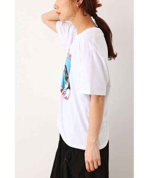 RODEO CROWNS WIDE BOWL（ロデオクラウンズワイドボウル）の「HOLIDAY LADY Tシャツ（Tシャツ/カットソー・レディース・ホワイト/ライトイエロー/ライトピンク・FREE）」の14枚目の写真