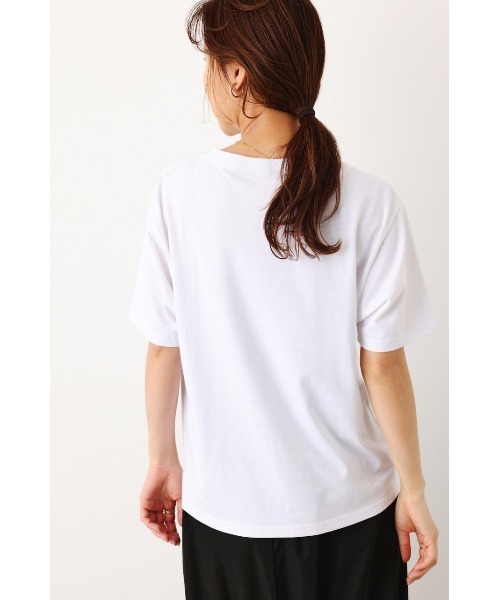 RODEO CROWNS WIDE BOWL（ロデオクラウンズワイドボウル）の「HOLIDAY LADY Tシャツ（Tシャツ/カットソー・レディース・ホワイト/ライトイエロー/ライトピンク・FREE）」の15枚目の写真