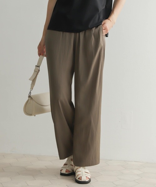 URBAN RESEARCH DOORS（アーバンリサーチドアーズ）の「ドライタッチリラックスパンツ（その他パンツ・レディース・モカ/ブラック/ネイビー・MEDIUM）」の19枚目の写真