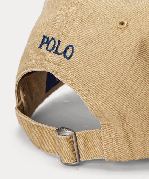POLO RALPH LAUREN（ポロ ラルフ ローレン）の「コットン チノ ベースボール キャップ（キャップ・メンズ・ブラウン系3・ONE）」の4枚目の写真