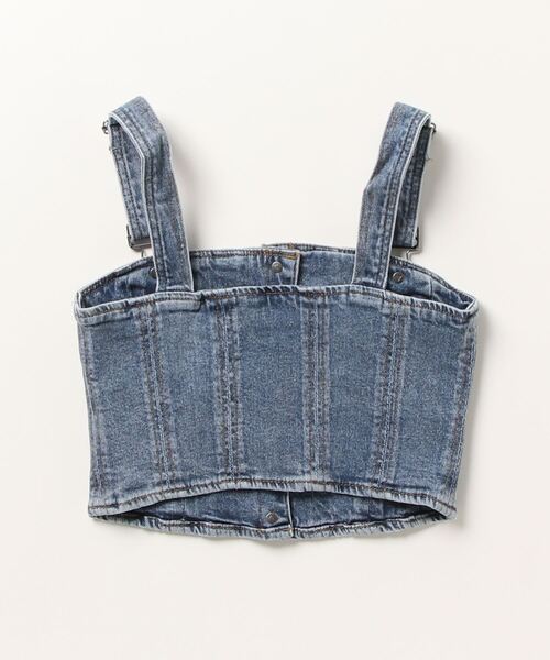 Guess（ゲス）の「GUESS Originals Denim Top（その他トップス・レディース・インディゴブルー・SMALL/MEDIUM/X-SMALL）」の9枚目の写真