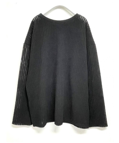 CHIGNON（シニヨン）の「CHIGNON スポンジストライププルオーバー（Tシャツ/カットソー・レディース・ブルー/ブラック/ベージュ・FREE）」の14枚目の写真