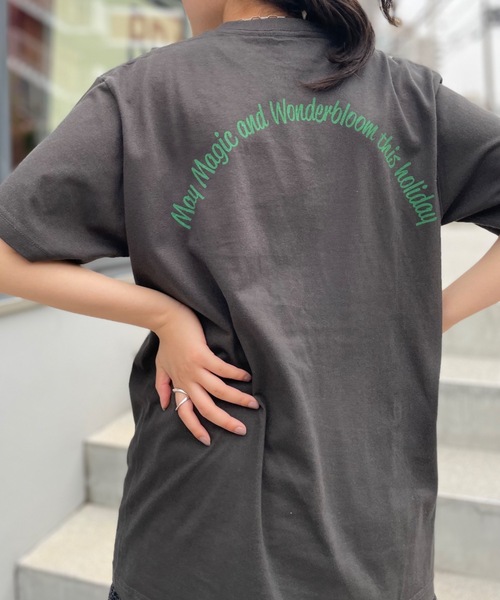 mi via loca(ミヴィアロカ)の「United Athle ALLTHIS 発泡プリントTシャツ 【PT NO. MVL013】(Tシャツ/カットソー・レディース・スミクロ/オートミール/オフホワイト・MEDIUM/LARGE/X-LARGE)」の13枚目の写真