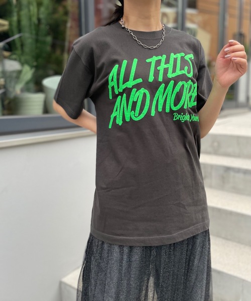 mi via loca(ミヴィアロカ)の「United Athle ALLTHIS 発泡プリントTシャツ 【PT NO. MVL013】(Tシャツ/カットソー・レディース・スミクロ/オートミール/オフホワイト・MEDIUM/LARGE/X-LARGE)」の15枚目の写真