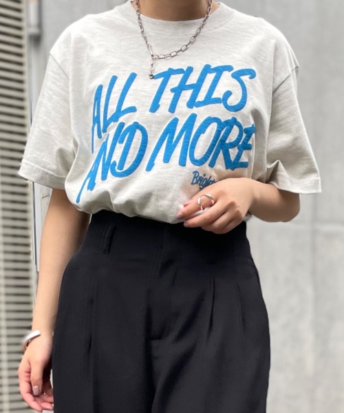 mi via loca(ミヴィアロカ)の「United Athle ALLTHIS 発泡プリントTシャツ 【PT NO. MVL013】(Tシャツ/カットソー・レディース・スミクロ/オートミール/オフホワイト・MEDIUM/LARGE/X-LARGE)」の19枚目の写真