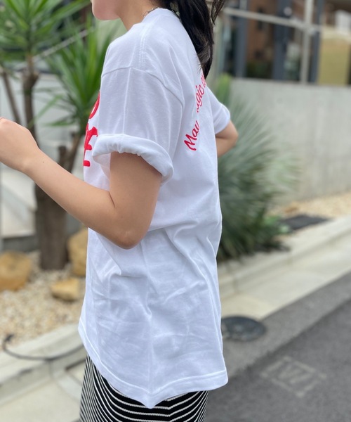 mi via loca(ミヴィアロカ)の「United Athle ALLTHIS 発泡プリントTシャツ 【PT NO. MVL013】(Tシャツ/カットソー・レディース・スミクロ/オートミール/オフホワイト・MEDIUM/LARGE/X-LARGE)」の8枚目の写真