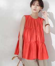 N.（N. Natural Beauty Basic） | ◆タイプライターティアードブラウス(シャツ/ブラウス)