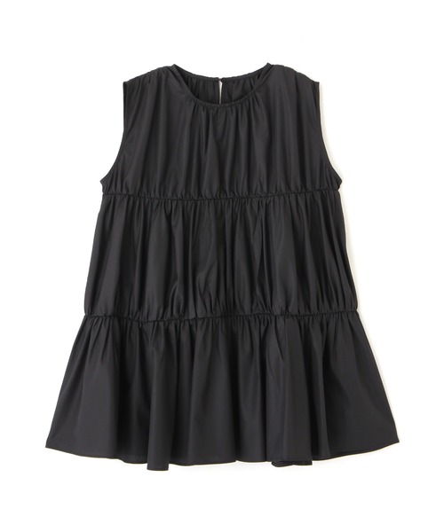 N.（N. Natural Beauty Basic）（エヌエヌナチュラルビューティーベーシック）の「◆タイプライターティアードブラウス（シャツ/ブラウス・レディース・オレンジ/ブラック/オフホワイト・MEDIUM）」の22枚目の写真