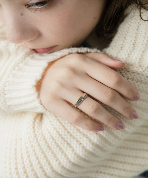 ROOM（-）の「bipartite bi-color ring（リング・レディース・ゴールド・FREE）」の4枚目の写真