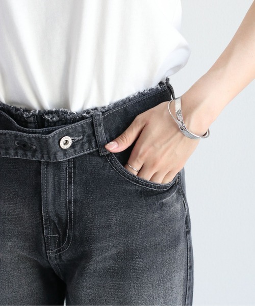 cepo（セポ）の「マルチウェイ デニムストレート（デニムパンツ・レディース・ブルー系1/ブラック・S/M/L）」の17枚目の写真