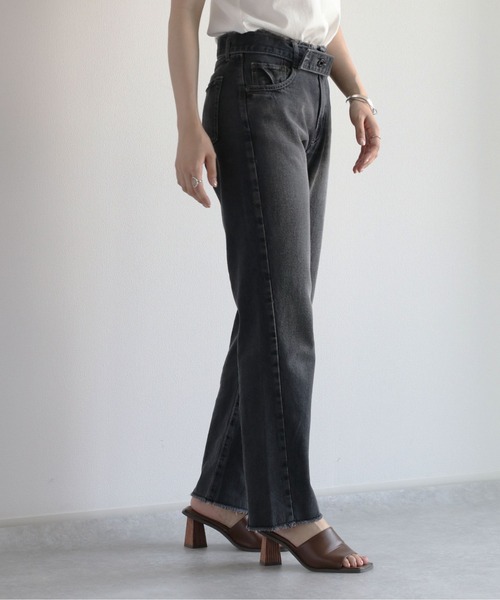 cepo（セポ）の「マルチウェイ デニムストレート（デニムパンツ・レディース・ブルー系1/ブラック・S/M/L）」の6枚目の写真