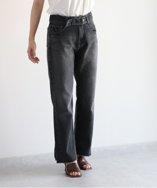 cepo（セポ）の「マルチウェイ デニムストレート（デニムパンツ・レディース・ブルー系1/ブラック・S/M/L）」の16枚目の写真