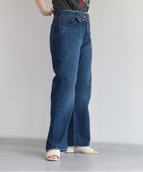 cepo（セポ）の「マルチウェイ デニムストレート（デニムパンツ・レディース・ブルー系1/ブラック・S/M/L）」の5枚目の写真