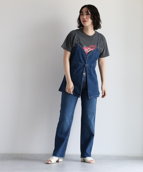 cepo（セポ）の「マルチウェイ デニムストレート（デニムパンツ・レディース・ブルー系1/ブラック・S/M/L）」の12枚目の写真